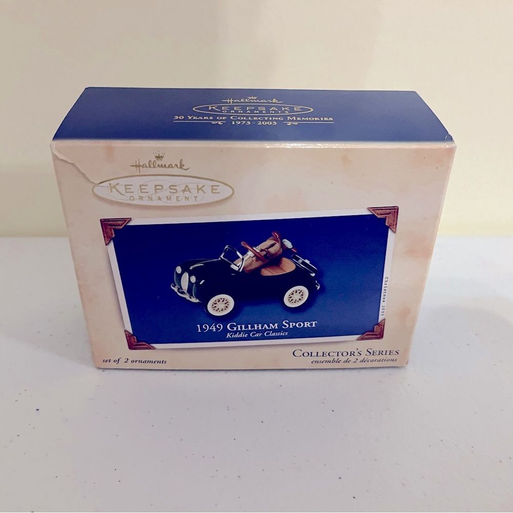 1949 gillham sport sports car ornament by hallmark